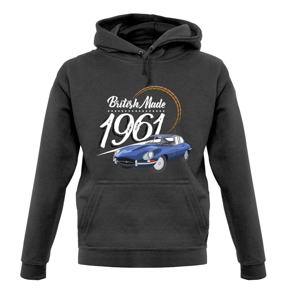 British Made 1961 - E-Type unisex hoodie British Made 1961 - E-Type unisex hoodie