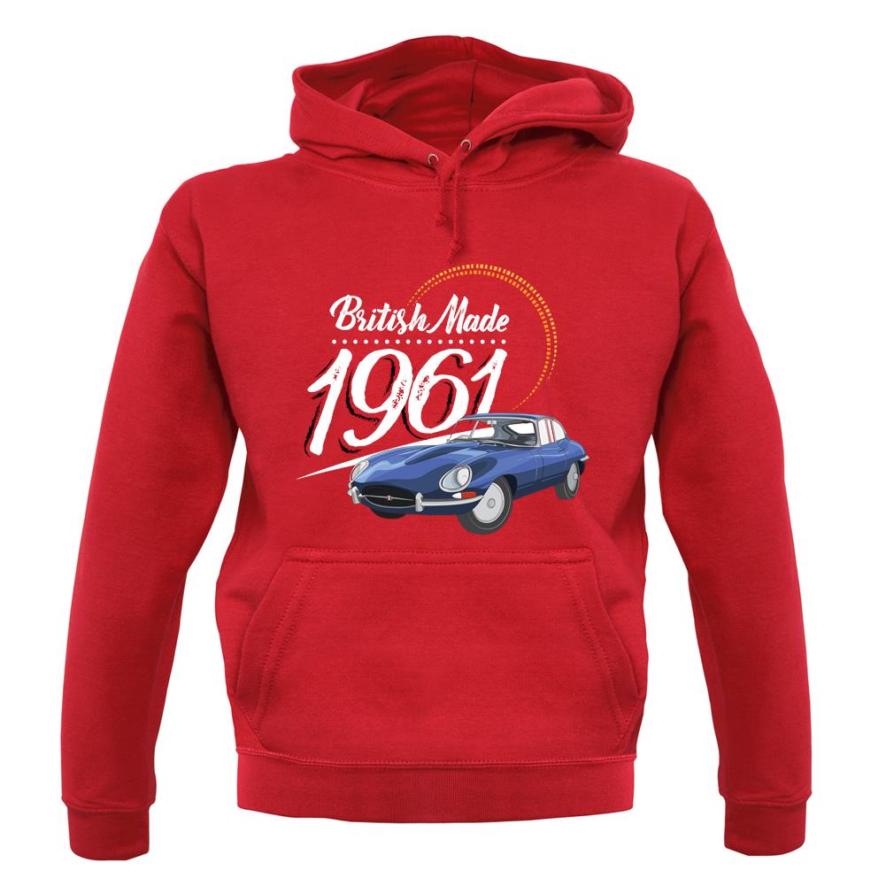 British Made 1961 - E-Type unisex hoodie British Made 1961 - E-Type unisex hoodie