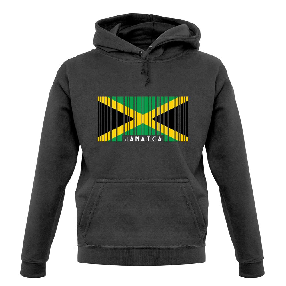 Jamaica Barcode Style Flag unisex hoodie Jamaica Barcode Style Flag unisex hoodie