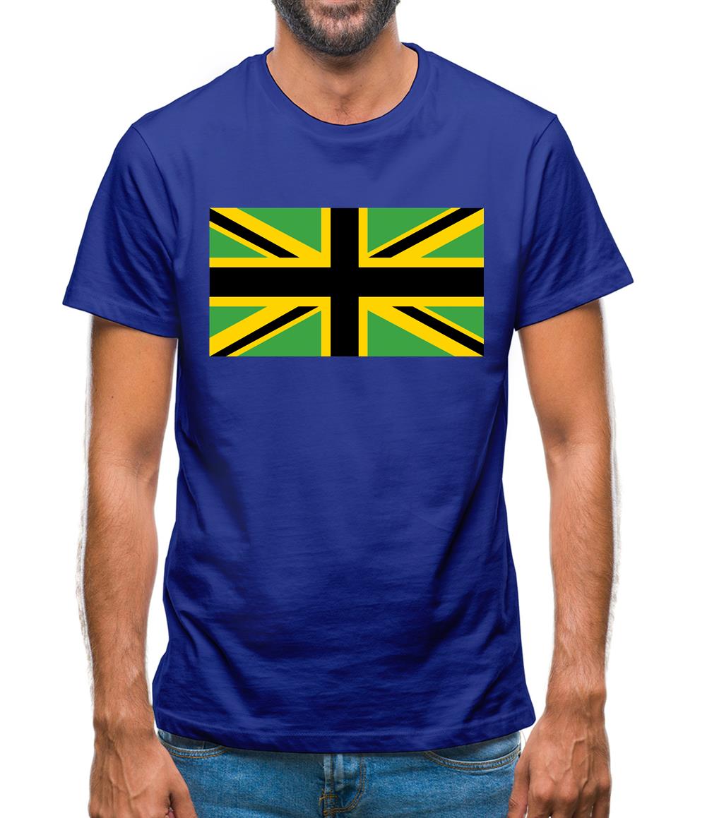 Jamaican Union Jack Mens T-Shirt Jamaican Union Jack Mens T-Shirt