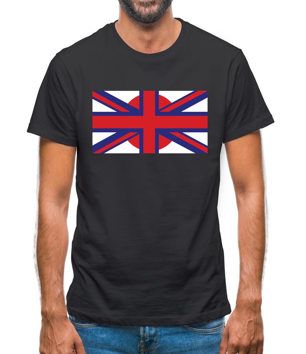 Japanese Union Jack Flag Mens T-Shirt Japanese Union Jack Flag Mens T-Shirt