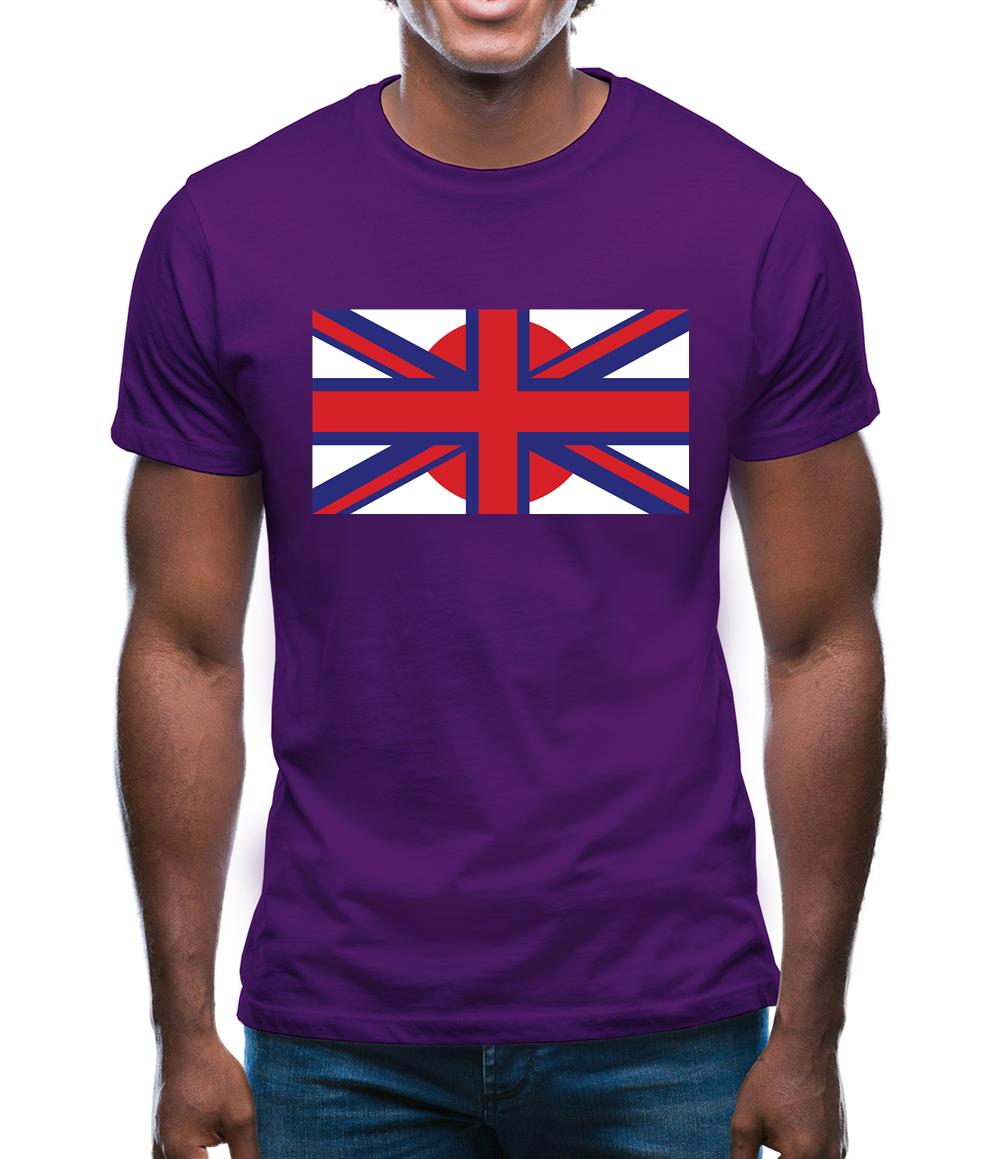 Japanese Union Jack Flag Mens T-Shirt Japanese Union Jack Flag Mens T-Shirt