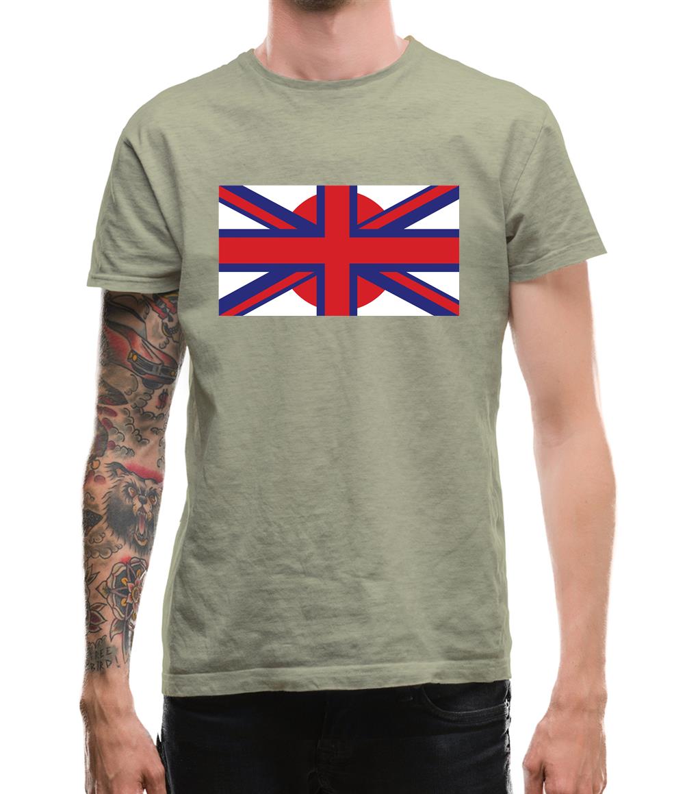 Japanese Union Jack Flag Mens T-Shirt Japanese Union Jack Flag Mens T-Shirt
