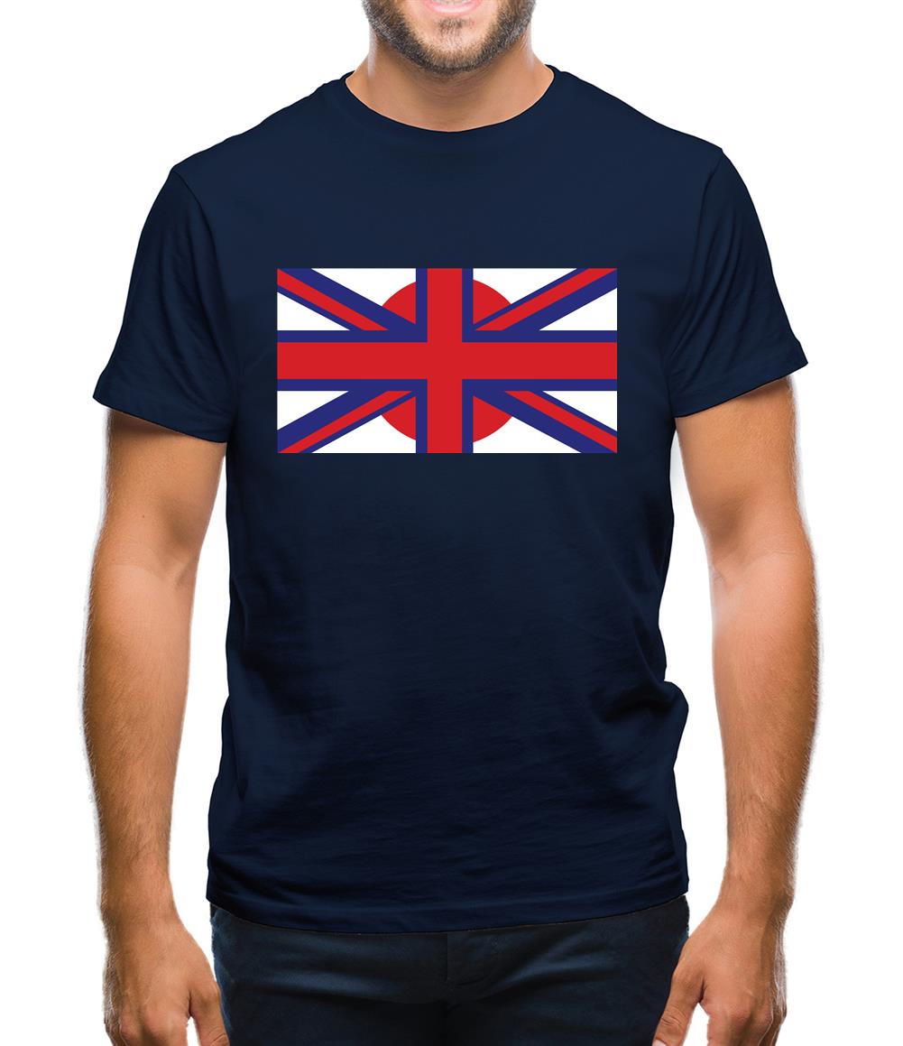 Japanese Union Jack Flag Mens T-Shirt Japanese Union Jack Flag Mens T-Shirt