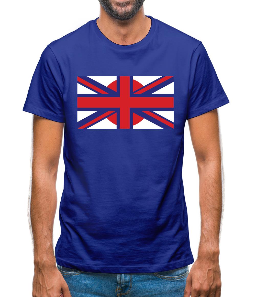 Japanese Union Jack Flag Mens T-Shirt Japanese Union Jack Flag Mens T-Shirt