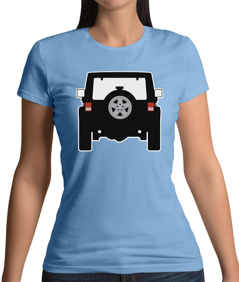 Jw Black Rear Womens T-Shirt Jw Black Rear Womens T-Shirt