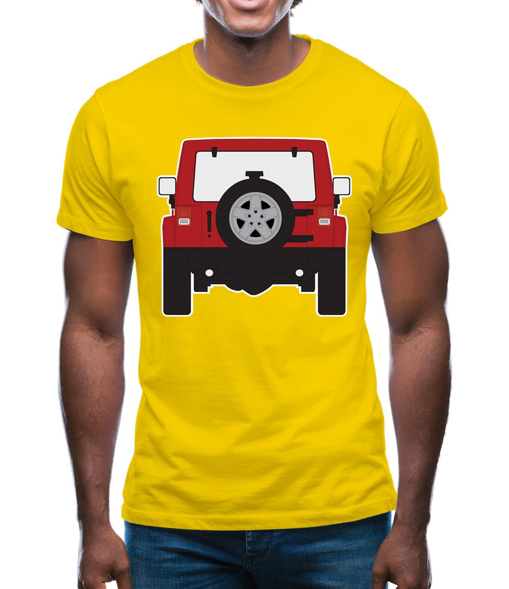 Jw Rear Red Mens T-Shirt Jw Rear Red Mens T-Shirt