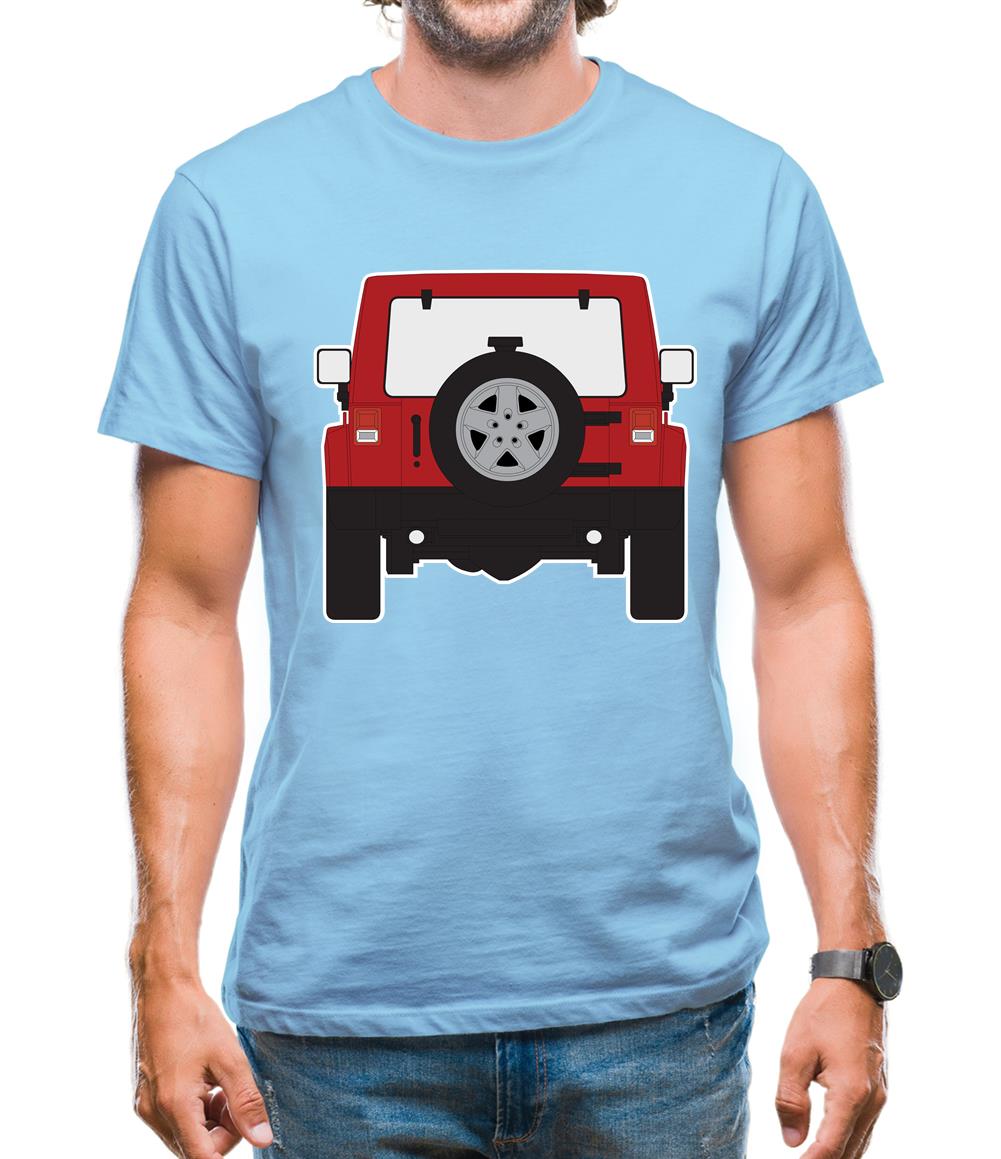 Jw Rear Red Mens T-Shirt Jw Rear Red Mens T-Shirt