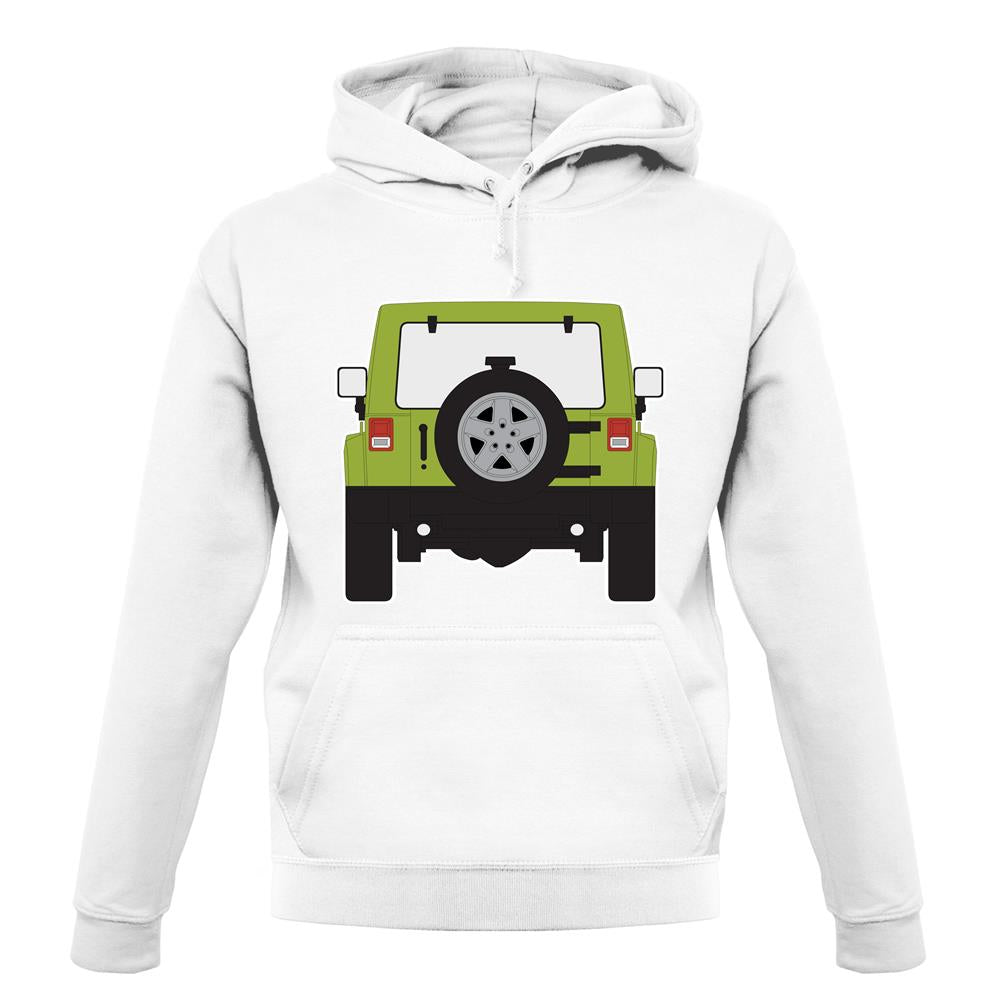 Jw Rear Hyper Green unisex hoodie Jw Rear Hyper Green unisex hoodie