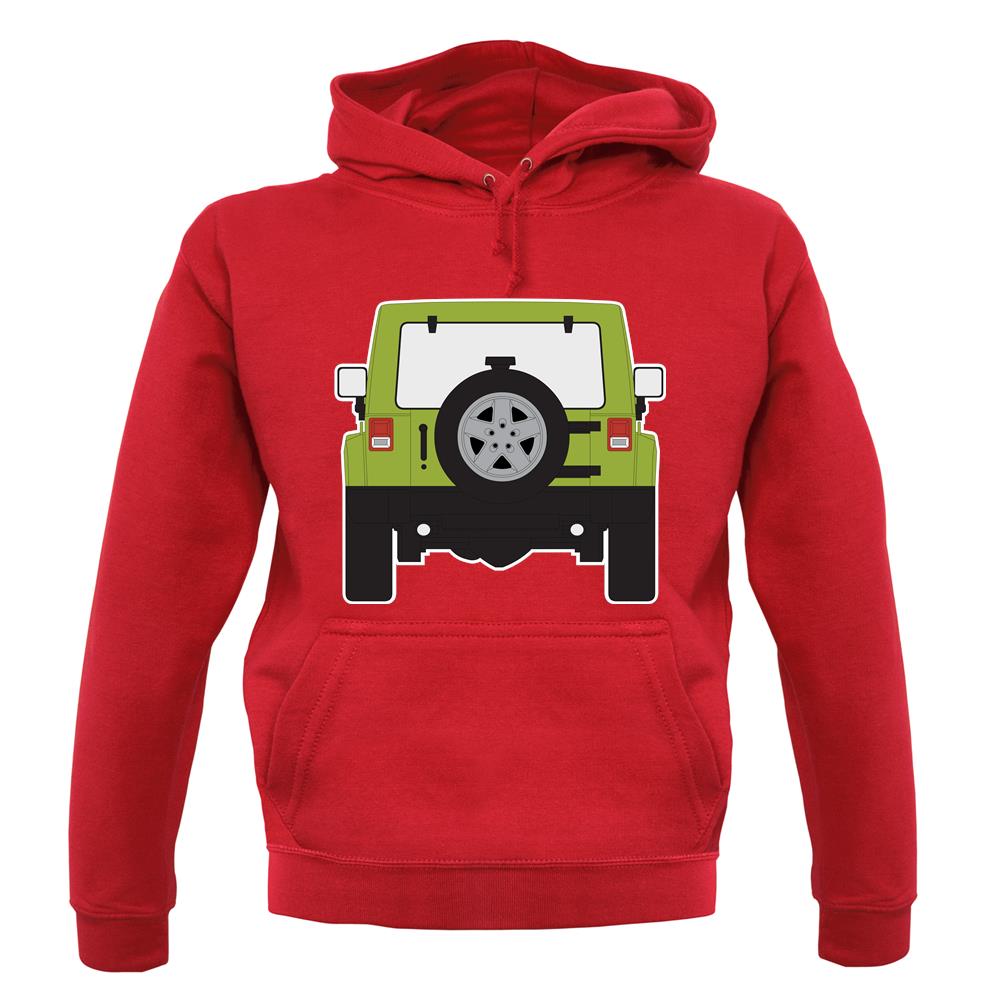 Jw Rear Hyper Green unisex hoodie Jw Rear Hyper Green unisex hoodie