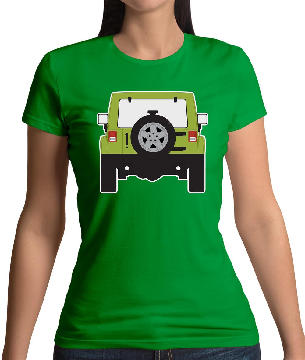 Jw Rear Hyper Green Womens T-Shirt Jw Rear Hyper Green Womens T-Shirt