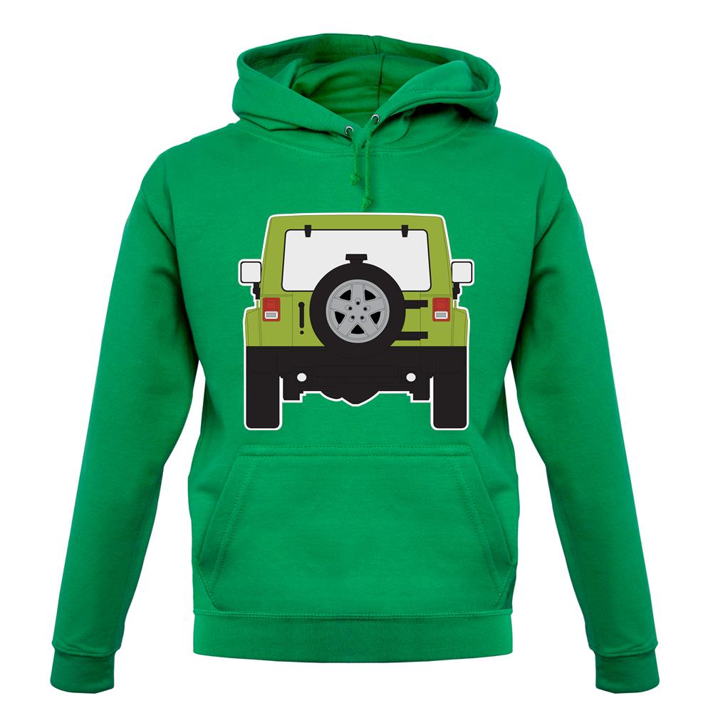 Jw Rear Hyper Green unisex hoodie Jw Rear Hyper Green unisex hoodie