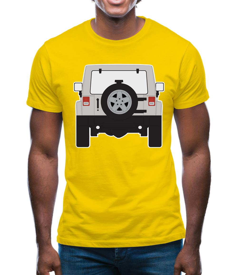 Jw Rear Hyper Grey Stone Mens T-Shirt Jw Rear Hyper Grey Stone Mens T-Shirt