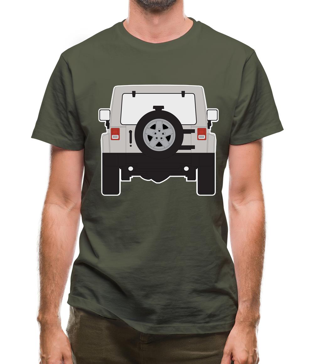 Jw Rear Hyper Grey Stone Mens T-Shirt Jw Rear Hyper Grey Stone Mens T-Shirt