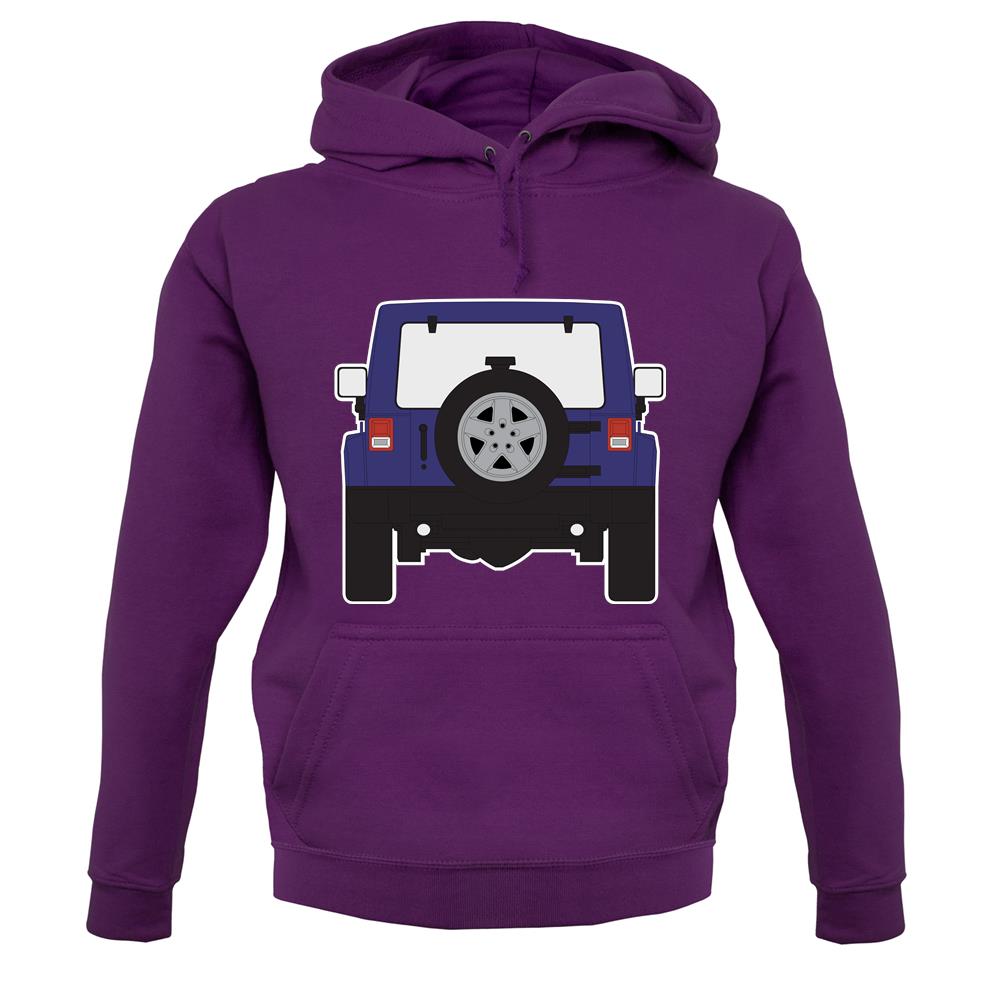 Jw Rear Hyper Purple unisex hoodie Jw Rear Hyper Purple unisex hoodie