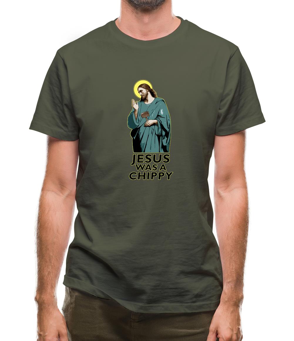 Jesus Was A Chippy Mens T-Shirt Jesus Was A Chippy Mens T-Shirt