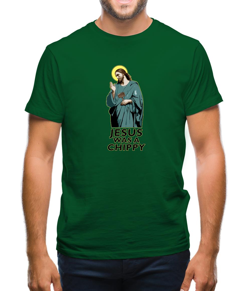 Jesus Was A Chippy Mens T-Shirt Jesus Was A Chippy Mens T-Shirt