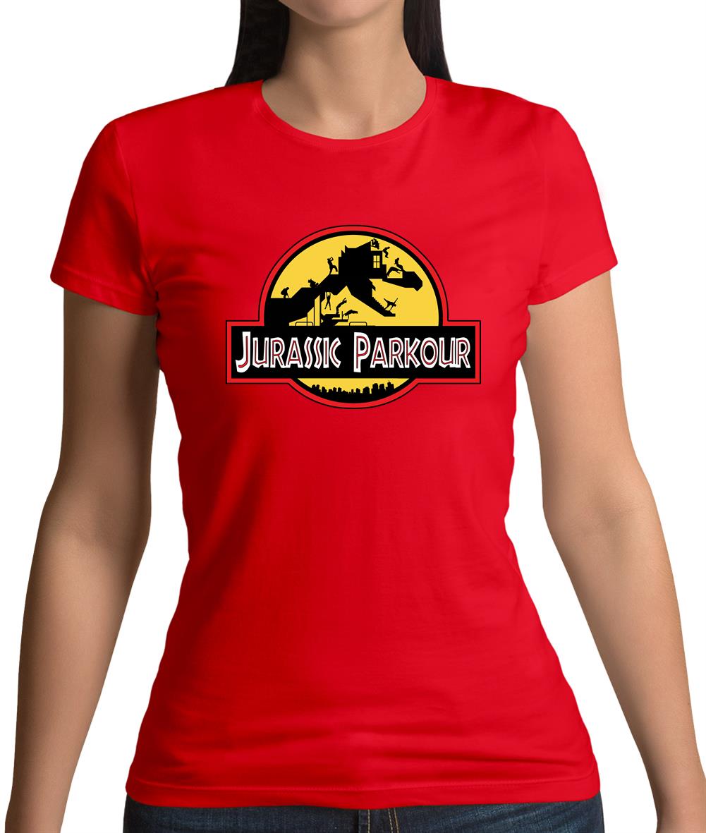 Jurassic Parkour Womens T-Shirt Jurassic Parkour Womens T-Shirt