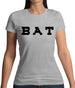 Justcie Bat College Style Womens T-Shirt Justcie Bat College Style Womens T-Shirt