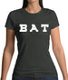 Justcie Bat College Style Womens T-Shirt Justcie Bat College Style Womens T-Shirt