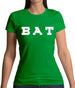 Justcie Bat College Style Womens T-Shirt Justcie Bat College Style Womens T-Shirt