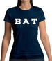 Justcie Bat College Style Womens T-Shirt Justcie Bat College Style Womens T-Shirt