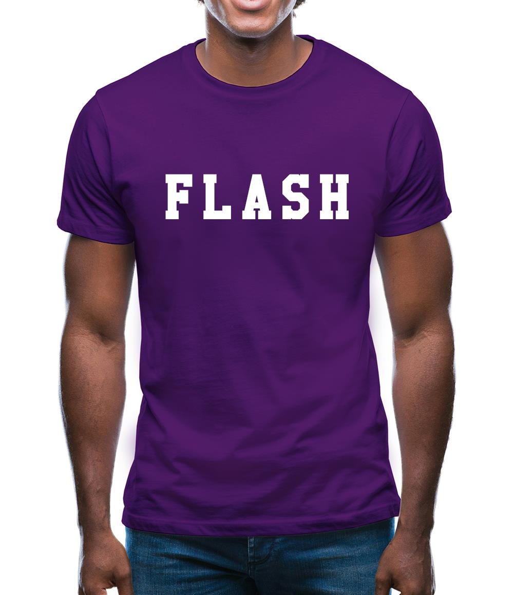 Justcie Flash College Style Mens T-Shirt Justcie Flash College Style Mens T-Shirt