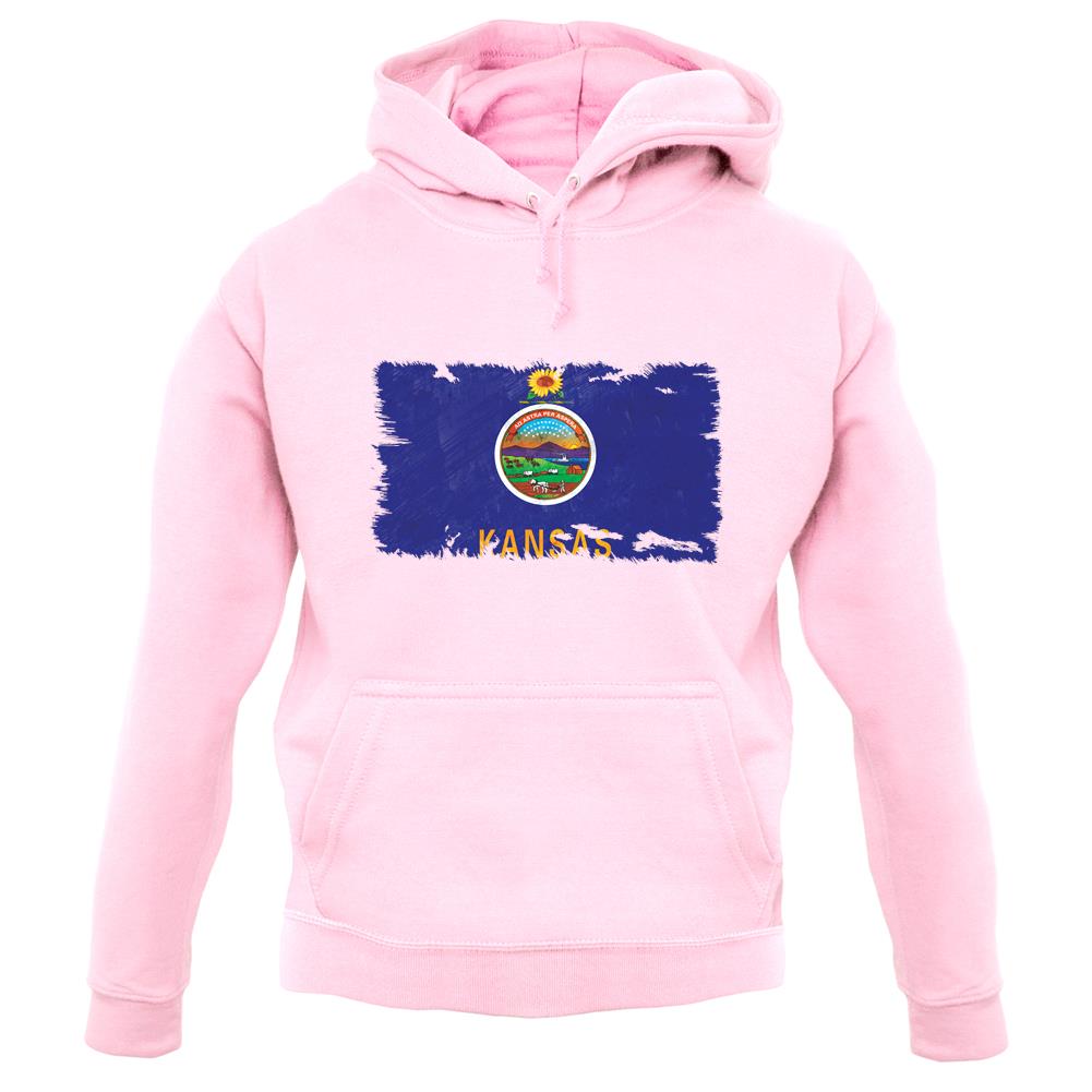 Kansas Grunge Style Flag unisex hoodie Kansas Grunge Style Flag unisex hoodie