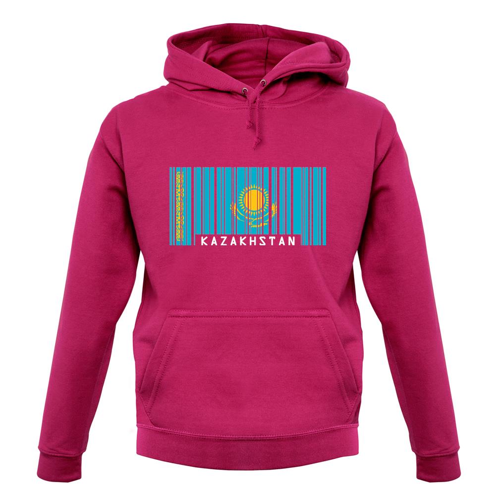 Kazakhstan Barcode Style Flag unisex hoodie Kazakhstan Barcode Style Flag unisex hoodie