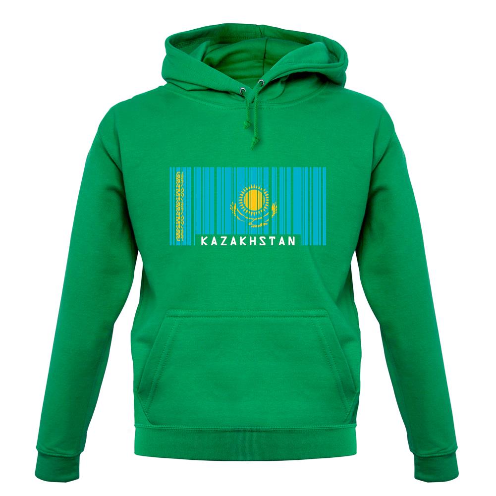 Kazakhstan Barcode Style Flag unisex hoodie Kazakhstan Barcode Style Flag unisex hoodie