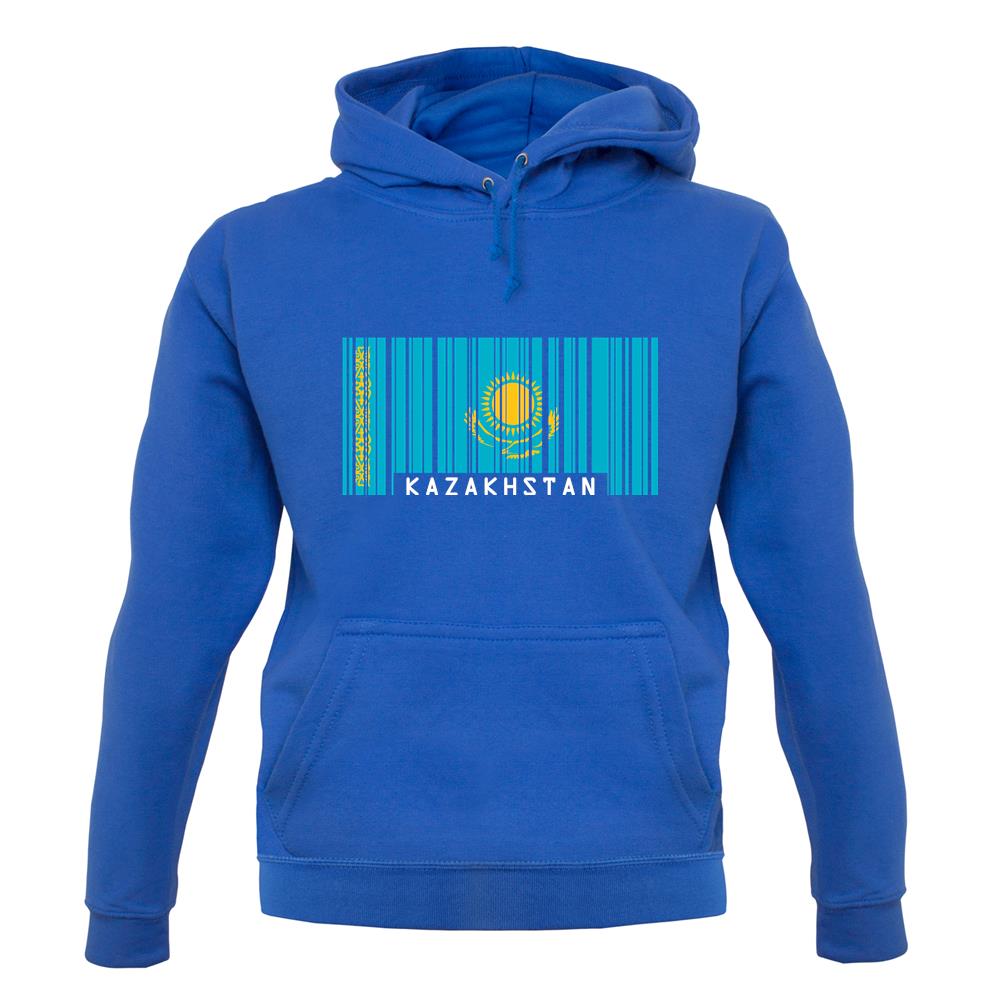 Kazakhstan Barcode Style Flag unisex hoodie Kazakhstan Barcode Style Flag unisex hoodie