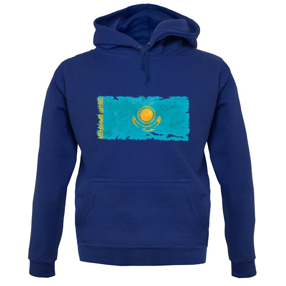 Kazakhstan Grunge Style Flag unisex hoodie Kazakhstan Grunge Style Flag unisex hoodie