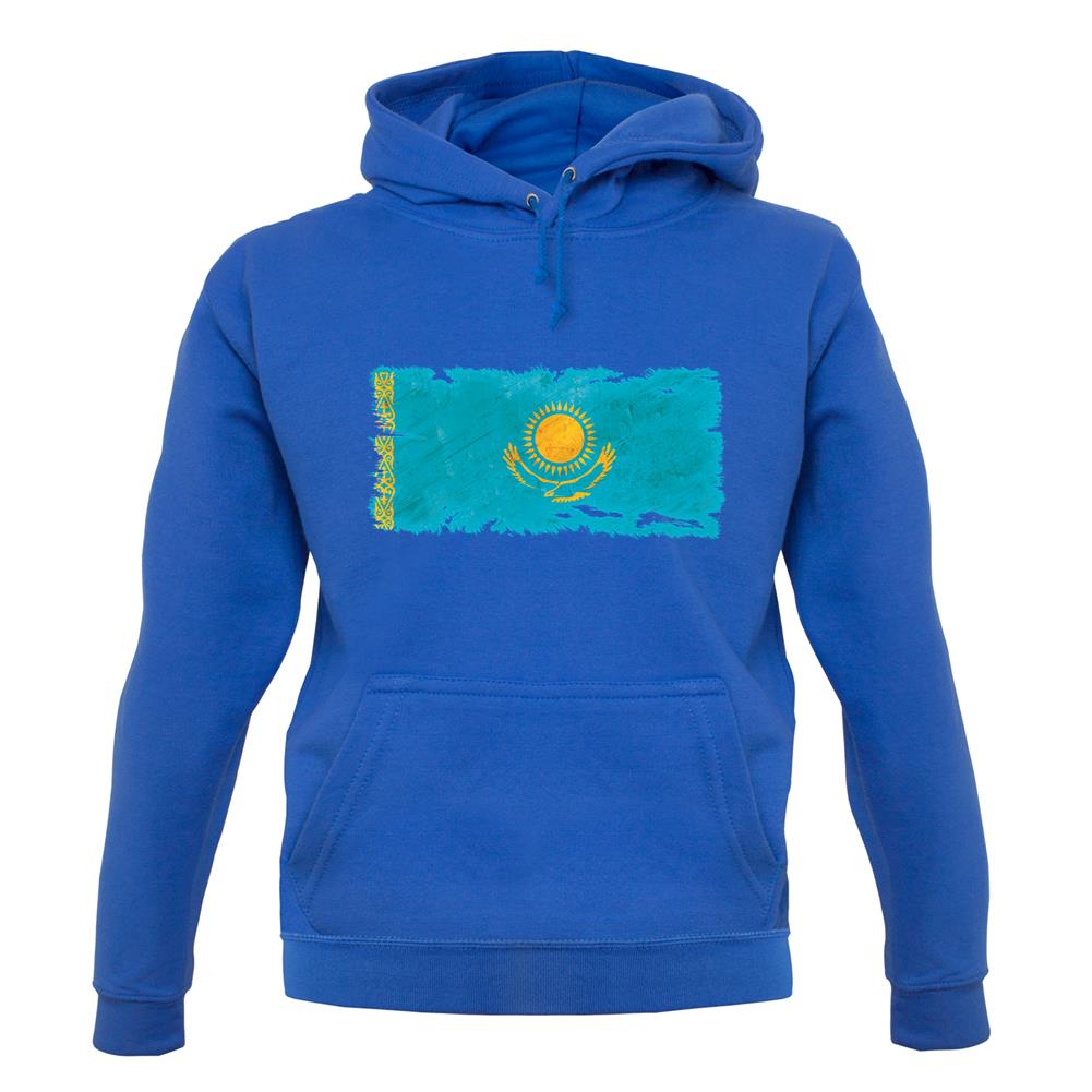 Kazakhstan Grunge Style Flag unisex hoodie Kazakhstan Grunge Style Flag unisex hoodie