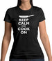 Keep Calm And Cook On Womens T-Shirt Keep Calm And Cook On Womens T-Shirt