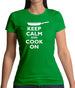 Keep Calm And Cook On Womens T-Shirt Keep Calm And Cook On Womens T-Shirt