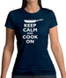 Keep Calm And Cook On Womens T-Shirt Keep Calm And Cook On Womens T-Shirt