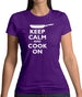Keep Calm And Cook On Womens T-Shirt Keep Calm And Cook On Womens T-Shirt