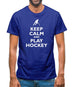 Keep Calm And Play Hockey Mens T-Shirt Keep Calm And Play Hockey Mens T-Shirt