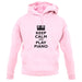 Keep Calm And Play Piano unisex hoodie Keep Calm And Play Piano unisex hoodie