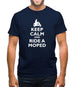 Keep Calm And Ride A Moped Mens T-Shirt Keep Calm And Ride A Moped Mens T-Shirt