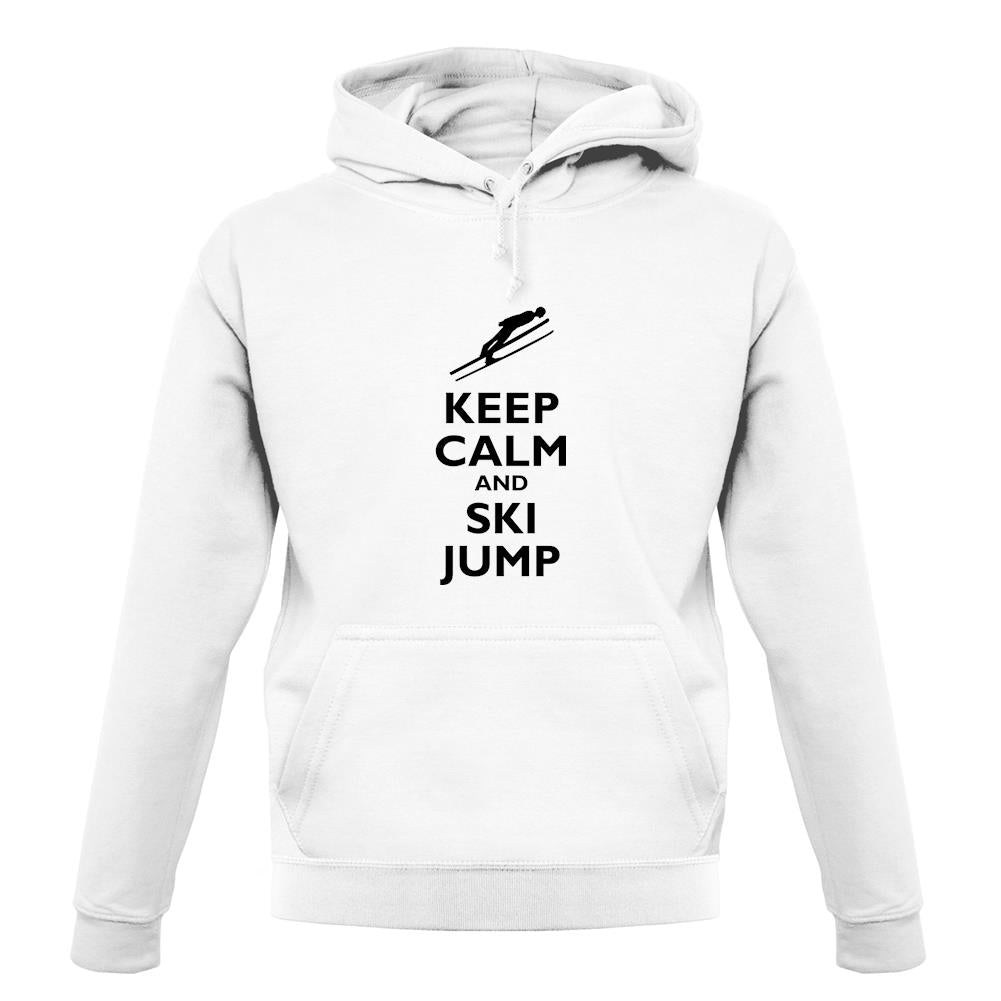 Keep Calm And Ski Jump unisex hoodie Keep Calm And Ski Jump unisex hoodie