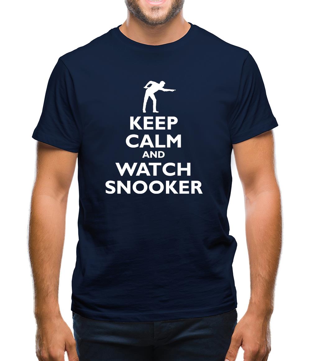 Keep Calm And Watch Snooker Mens T-Shirt Keep Calm And Watch Snooker Mens T-Shirt