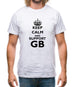 Keep calm and Support GB Mens T-Shirt Keep calm and Support GB Mens T-Shirt