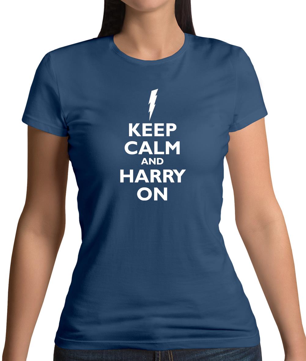 Keep Calm And Harry On Womens T-Shirt Keep Calm And Harry On Womens T-Shirt