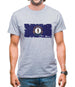 Kentucky Grunge Style Flag Mens T-Shirt