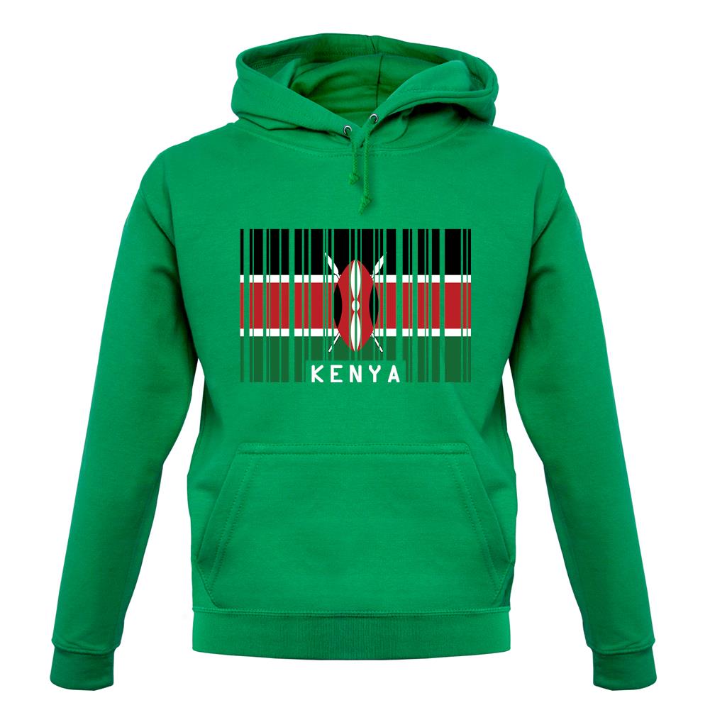 Kenya Barcode Style Flag unisex hoodie Kenya Barcode Style Flag unisex hoodie