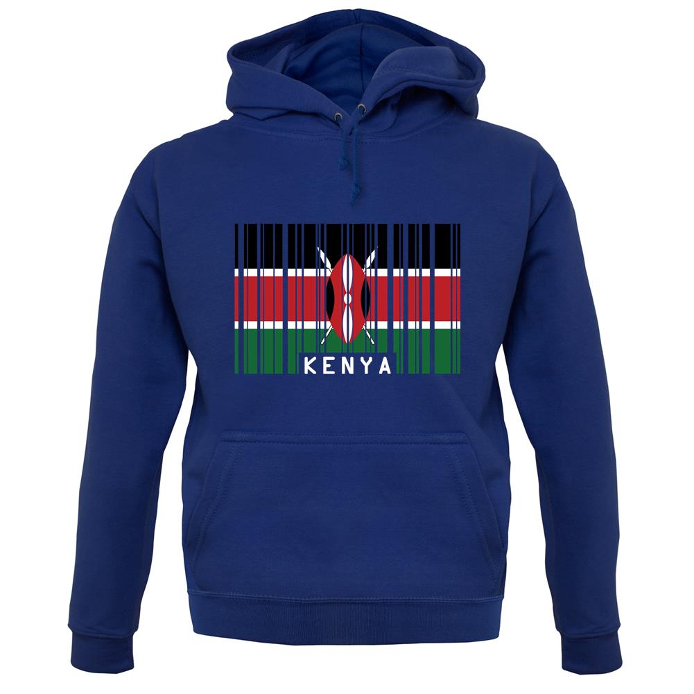 Kenya Barcode Style Flag unisex hoodie Kenya Barcode Style Flag unisex hoodie