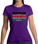 Kenya Barcode Style Flag Womens T-Shirt Kenya Barcode Style Flag Womens T-Shirt