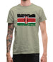 Kenya Grunge Style Flag Mens T-Shirt Kenya Grunge Style Flag Mens T-Shirt