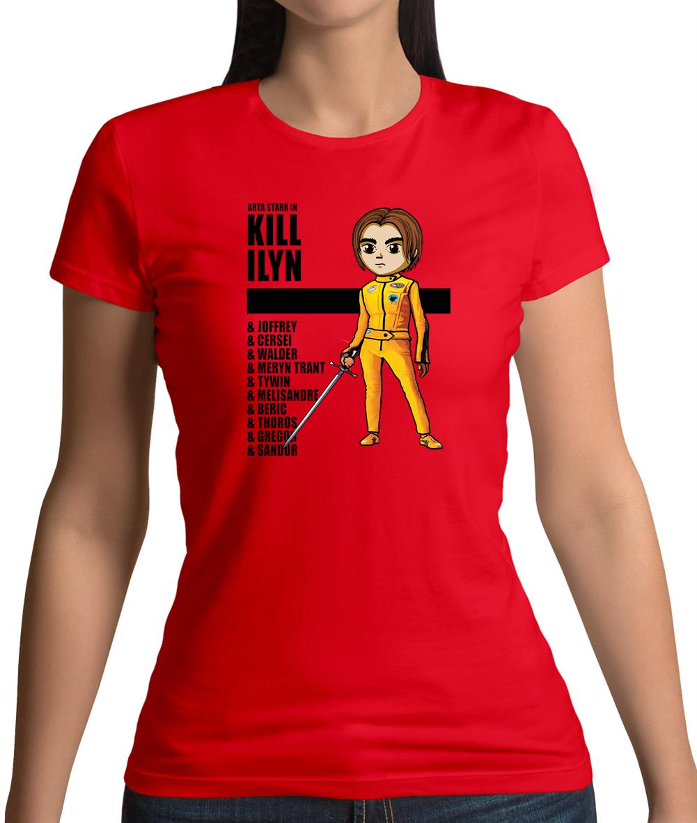 Kill Ilyn List Of Names Womens T-Shirt Kill Ilyn List Of Names Womens T-Shirt